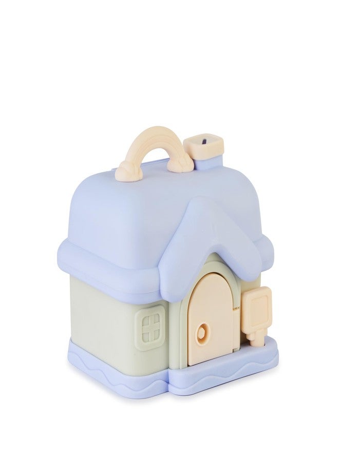 STANCRAY Cute Small Savings Bank Money Deposit and Withdrawal Piggy Bank with Key Holder House Piggy Bank for Girls and Boys Coin Bank with Handle, Lock and Key. (Model 4) - Image 1